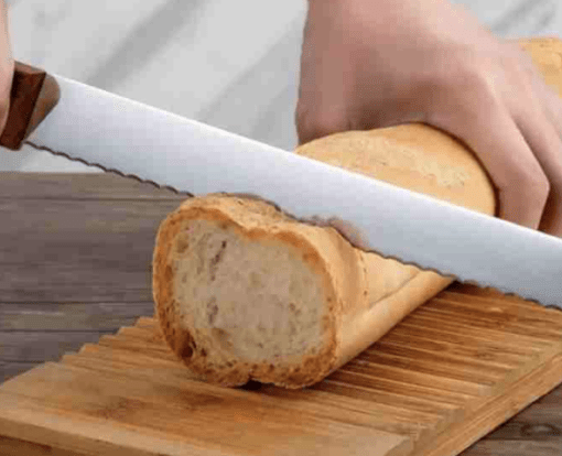 Flair Bread knife big tooth 14 inch wooden handle - Image 2